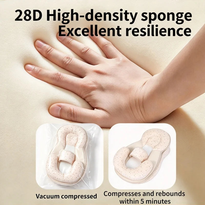 0-6 months old newborn pillow - Anti-spraying and choking milk pillow - Breastfeeding pillow - Lying-down sleep bed