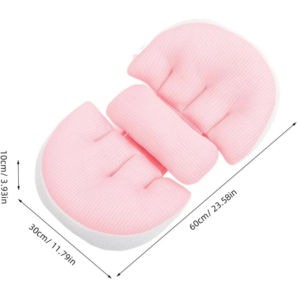 Pregnancy Pillow with 1pc Free An Auxiliary Pillow Cotton Waist Support Pillow for Pregnant Women Sleeping Body Pillow Support for Back, Belly, HIPS, and Legs