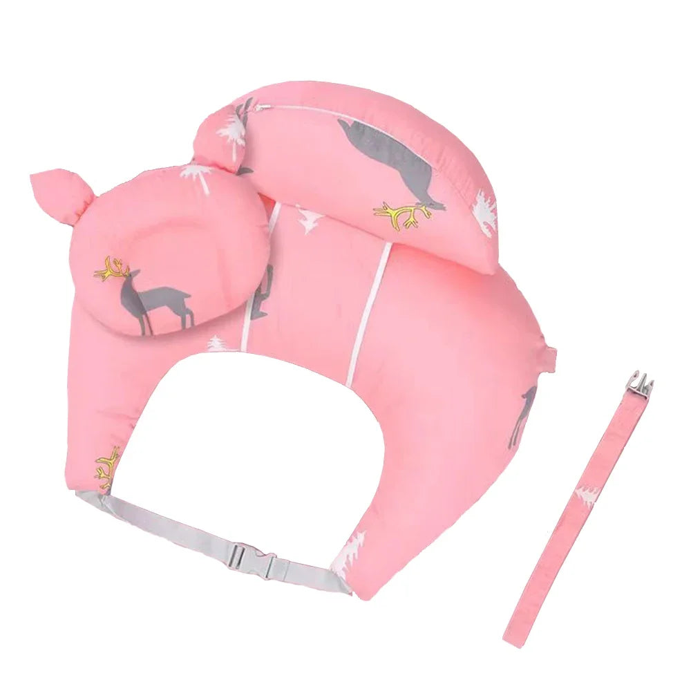 Nursing Pillow for Breastfeeding Plus Size Breastfeeding Pillows for Baby with Adjustable Waist Strap and Removable Cotton Cover