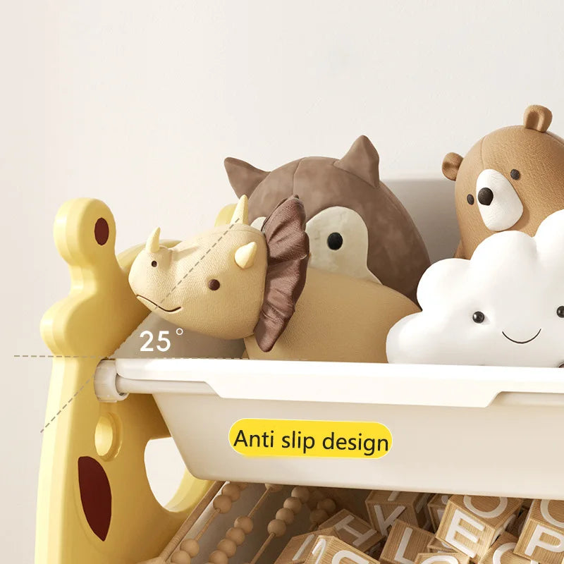 Children's Toy Storage Rack Multi-layer Household Storage Cabinet Baby Classification Storage Shelf For Home Living Room Bedroom