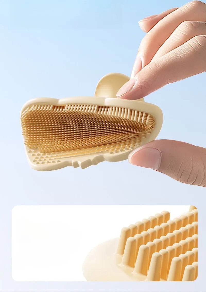 Soft Silicone Baby Bath Head Massage Brushes Cartoon Koala Hair Washing Brush Scalp Comb for Newborn Bath Tool Washing Hair Tool