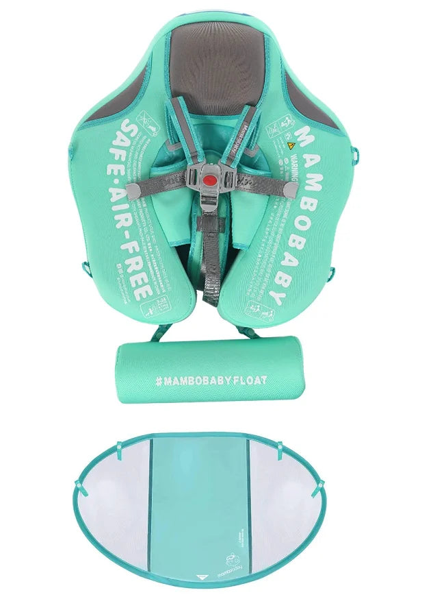 Mambobaby Non Inflatable Baby Swimming Float Foot Pad Seat Float Baby Swimming Toys Fun Boys Girls Gift
