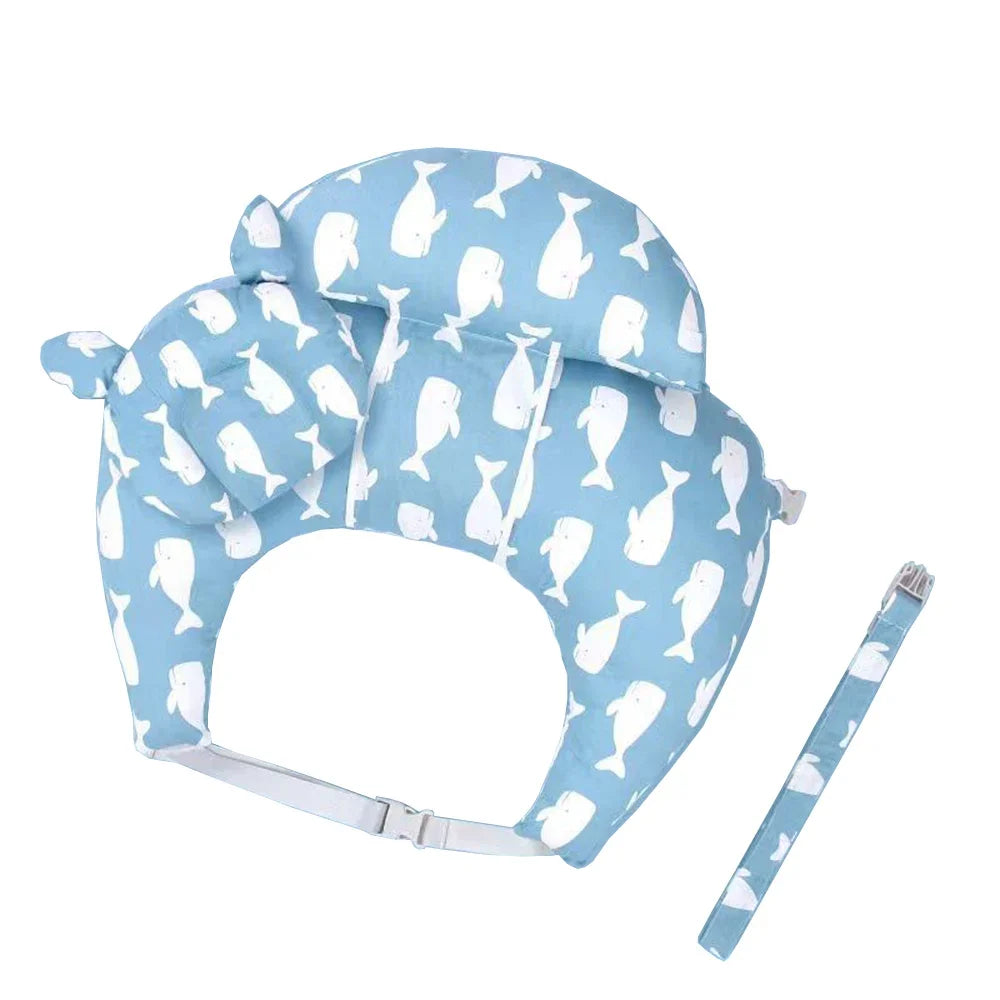 Nursing Pillow for Breastfeeding Plus Size Breastfeeding Pillows for Baby with Adjustable Waist Strap and Removable Cotton Cover