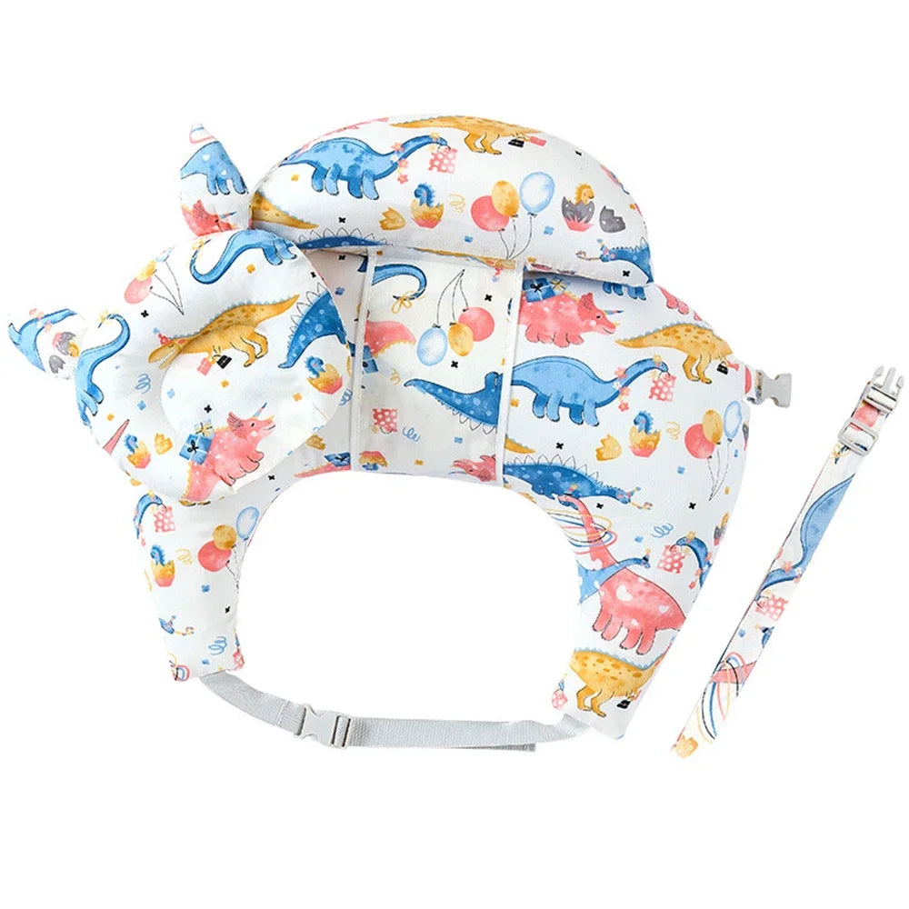 Nursing Pillow for Breastfeeding Plus Size Breastfeeding Pillows for Baby with Adjustable Waist Strap and Removable Cotton Cover