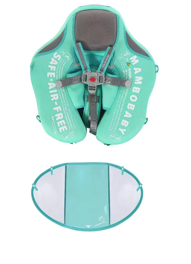 Mambobaby Non Inflatable Baby Swimming Float Foot Pad Seat Float Baby Swimming Toys Fun Boys Girls Gift
