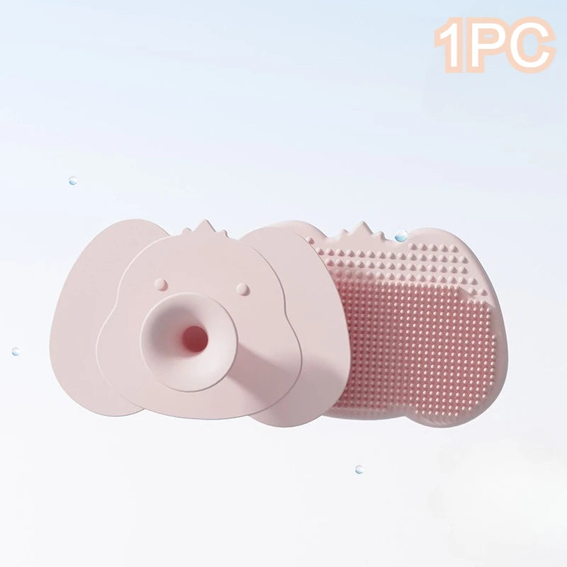 Soft Silicone Baby Bath Head Massage Brushes Cartoon Koala Hair Washing Brush Scalp Comb for Newborn Bath Tool Washing Hair Tool