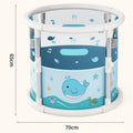 Baby&Adults Foldable and Transparent Thickened Bathtub for Newborns and Toddlers Indoor Use Baby Pool Newborn Home Swimming Tub