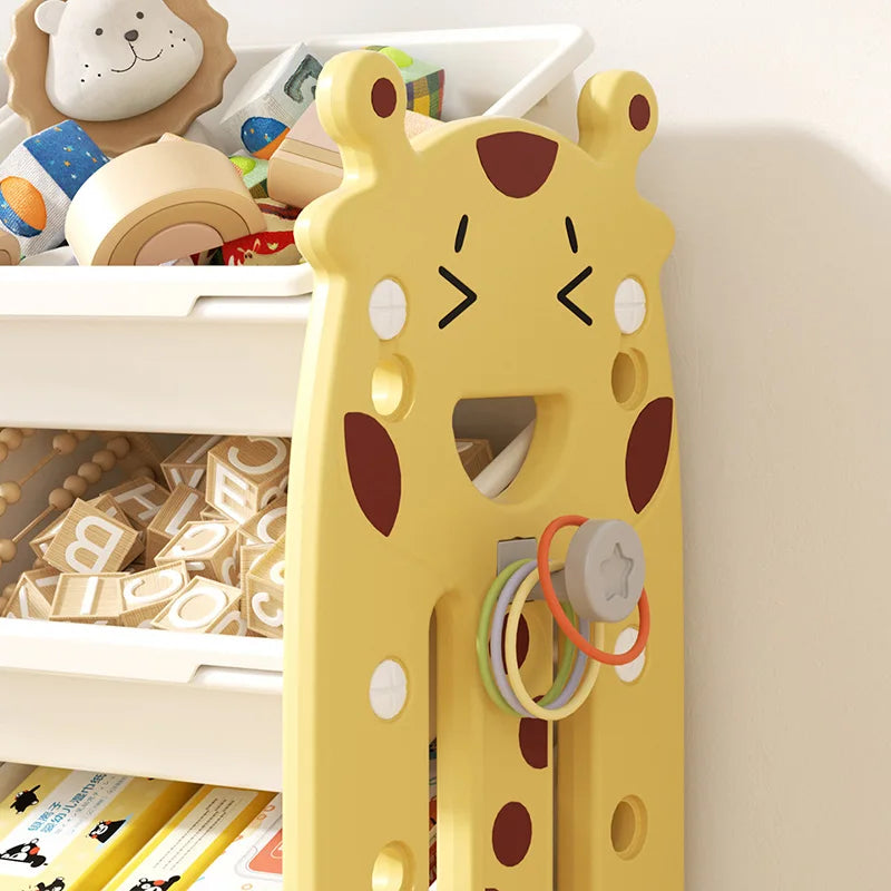 Children's Toy Storage Rack Multi-layer Household Storage Cabinet Baby Classification Storage Shelf For Home Living Room Bedroom