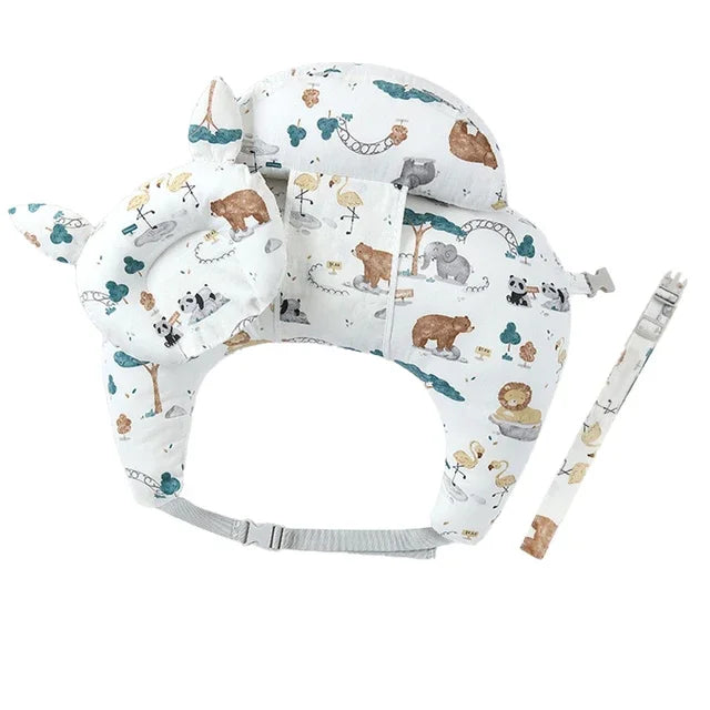 Nursing Pillow for Breastfeeding Plus Size Breastfeeding Pillows for Baby with Adjustable Waist Strap and Removable Cotton Cover